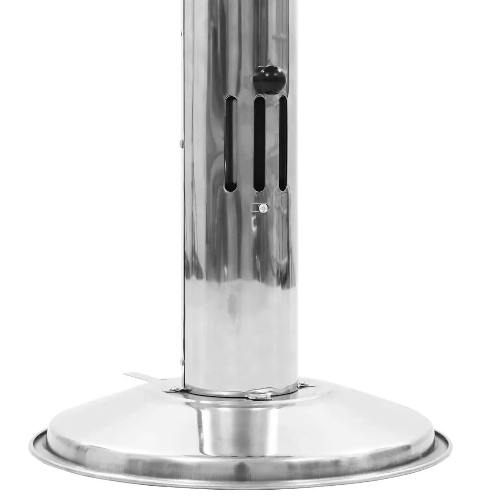 Pedestal Charcoal BBQ Grill Stainless Steel 47853