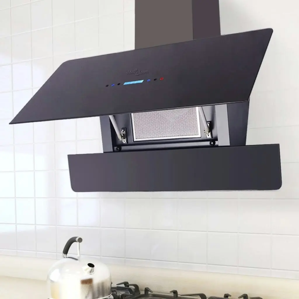 Range Hood with Touch Display Black 900 mm 242722