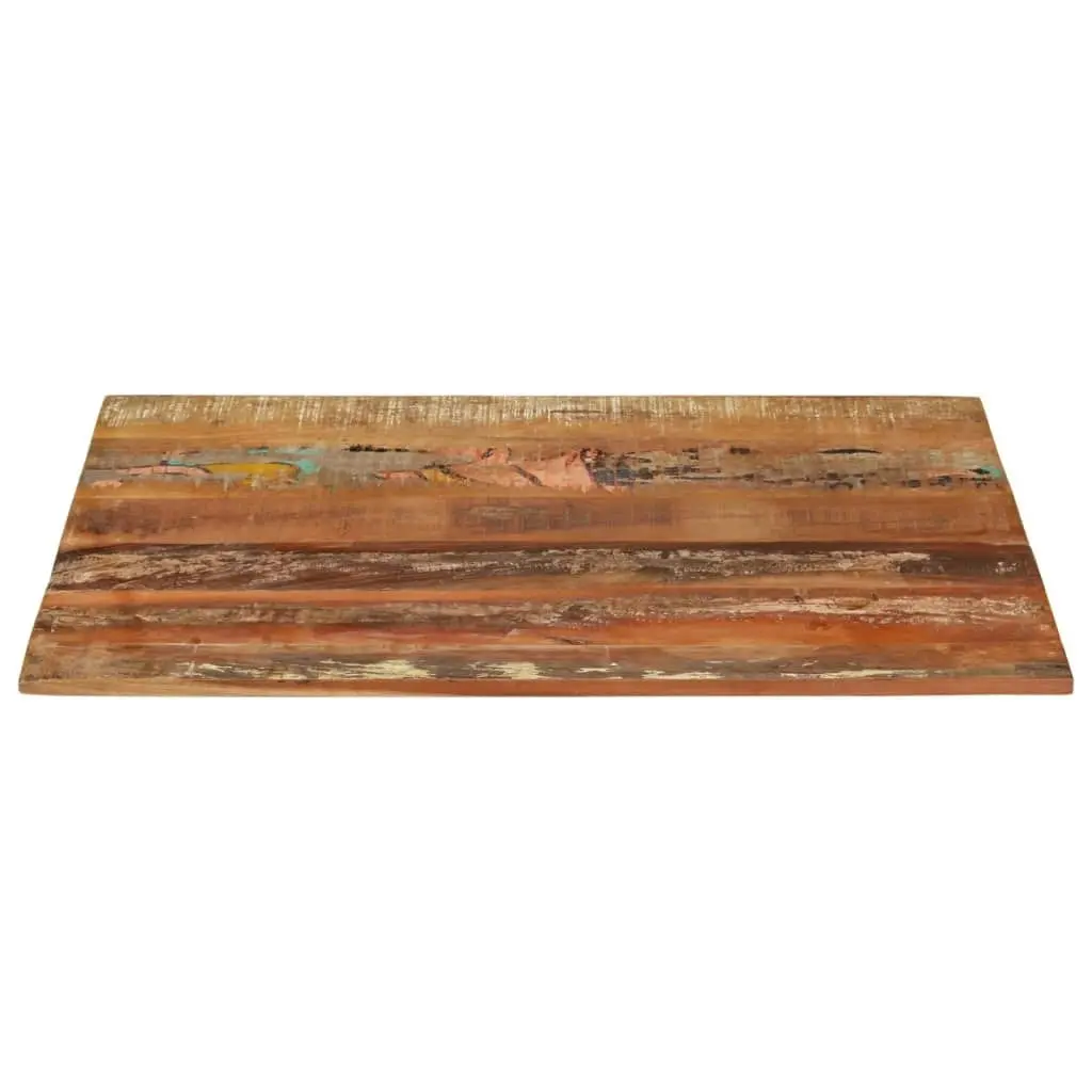 Rectangular Table Top 70x90 cm 15-16 mm Solid Wood Reclaimed 286050