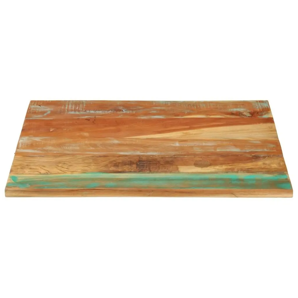 Rectangular Table Top 70x80 cm 25-27 mm Solid Wood Reclaimed 286060