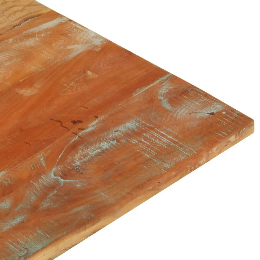 Rectangular Table Top 70x80 cm 25-27 mm Solid Wood Reclaimed 286060