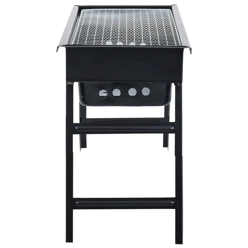 Portable Camping BBQ Grill Steel 60x22.5x33 cm 46610