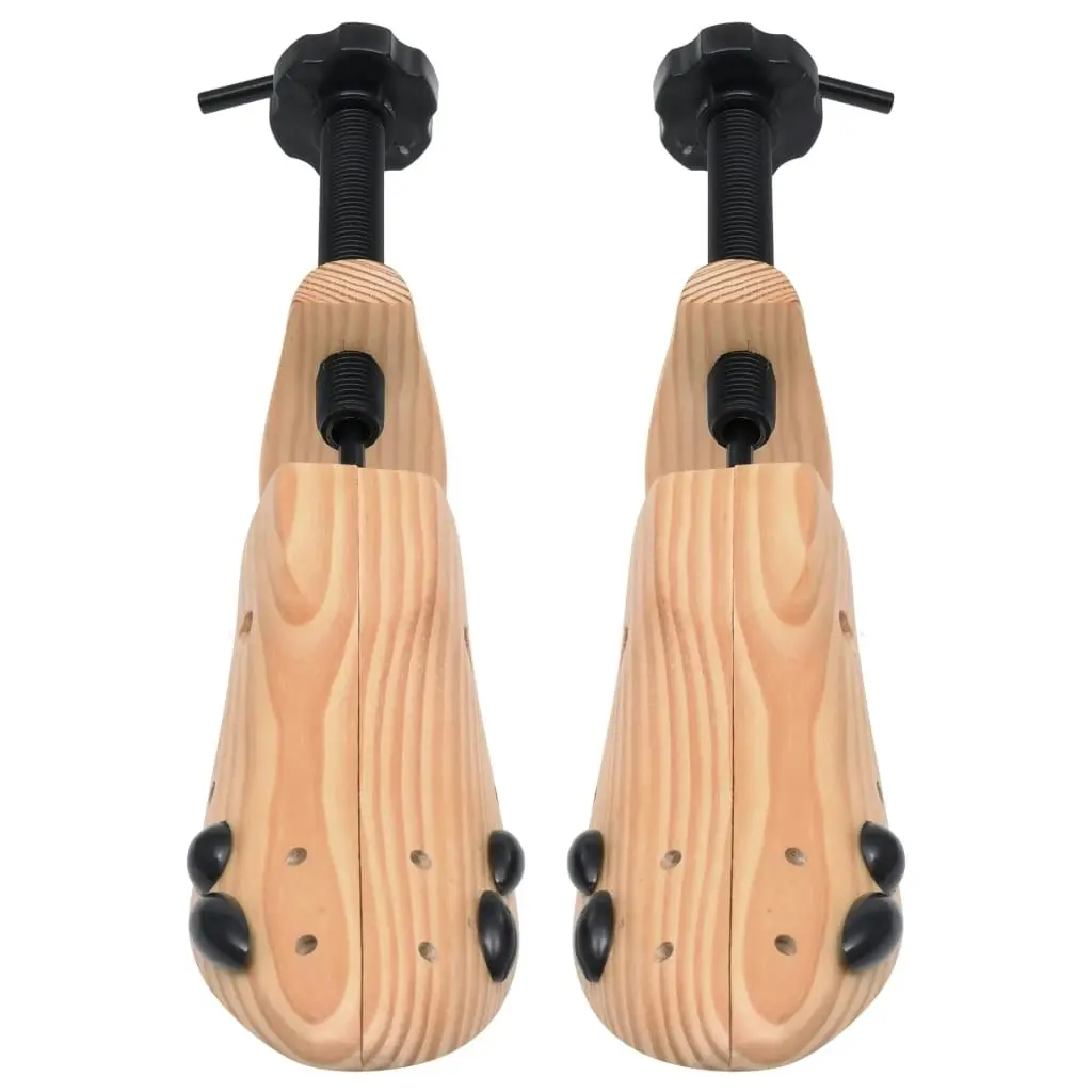 Shoe Trees 2 Pairs Size 36-40 Solid Wood Pine 30172