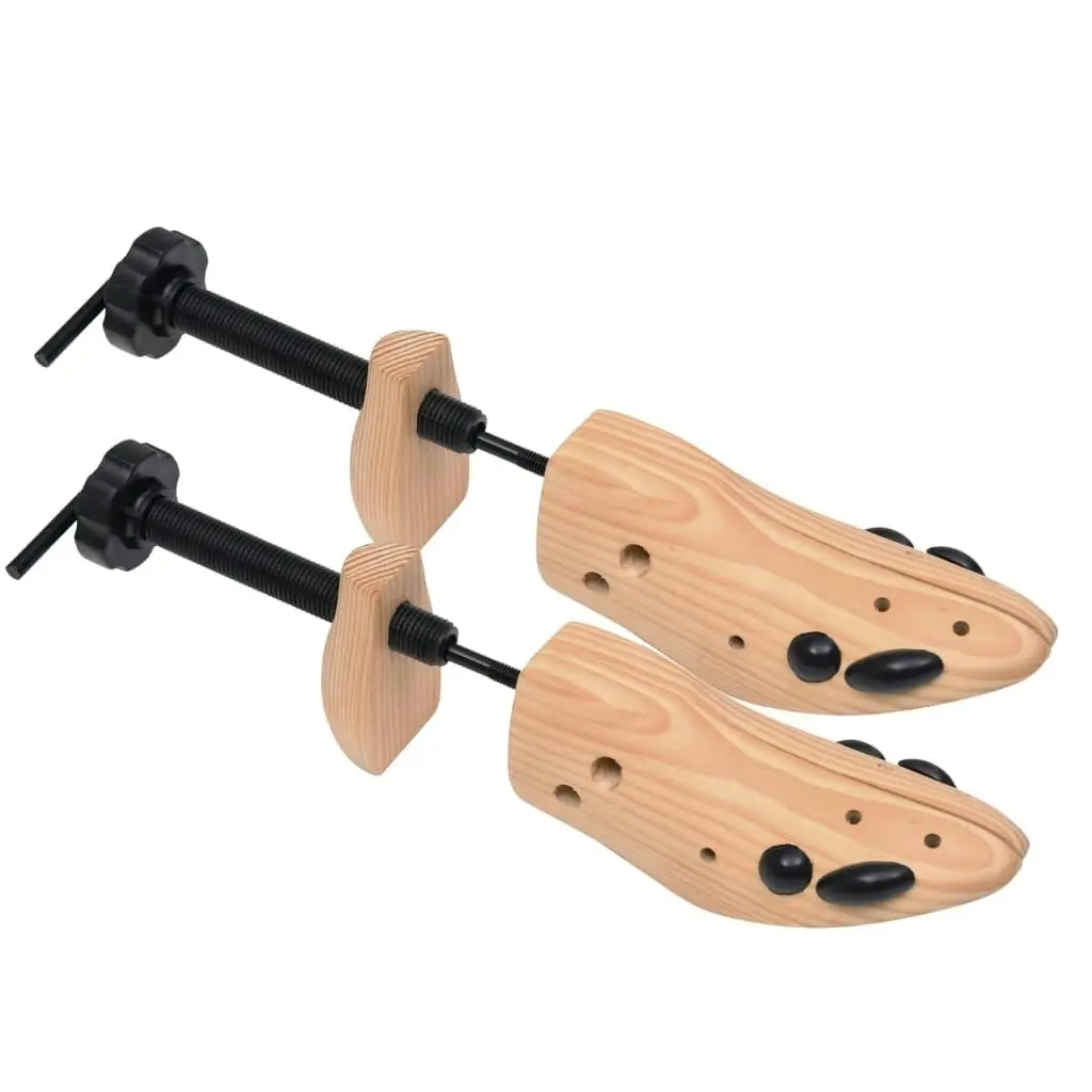 Shoe Trees Size 36-40 Solid Pine Wood 30170