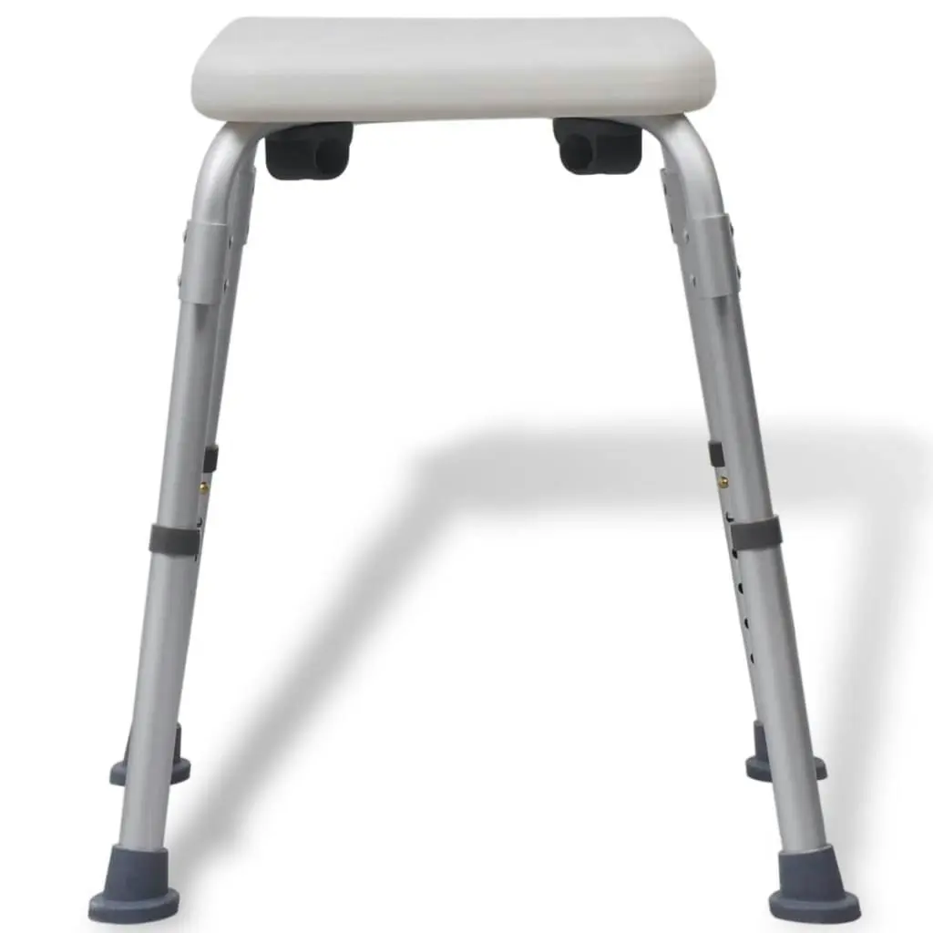 Shower Chair Aluminium White 110129