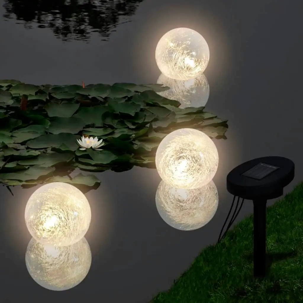 Solar Bowl 3 LED Floating Ball Light for Pond Swimming Pool 40869