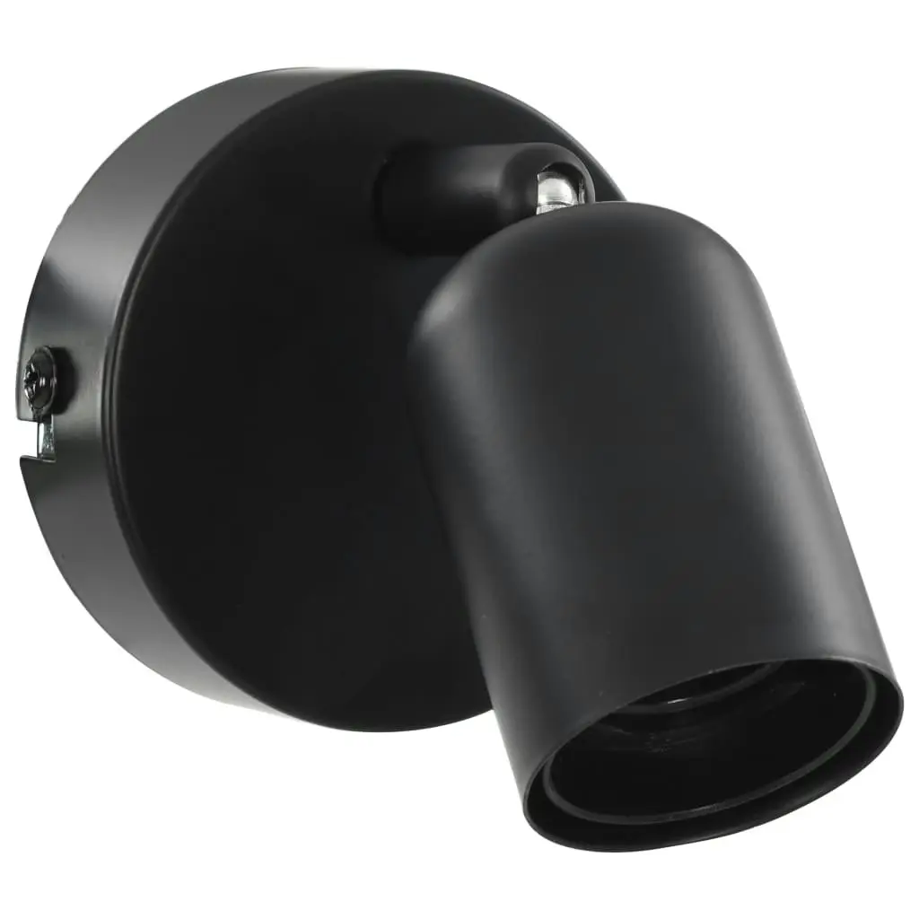 Spot Lights 2 pcs Black E27 281412