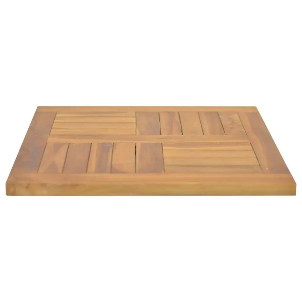 Square Table Top 50x50x2.5 cm Solid Wood Teak 316156