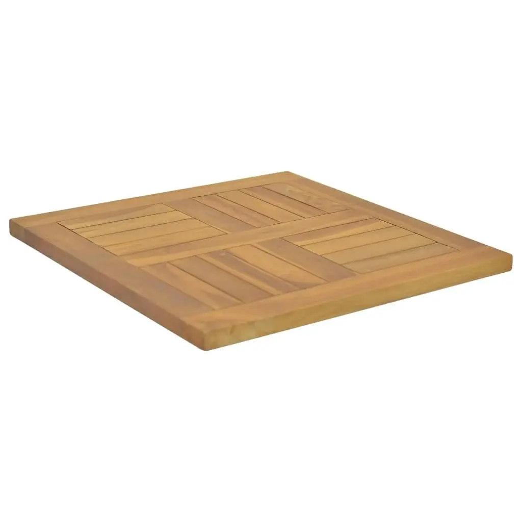 Square Table Top 50x50x2.5 cm Solid Wood Teak 316156