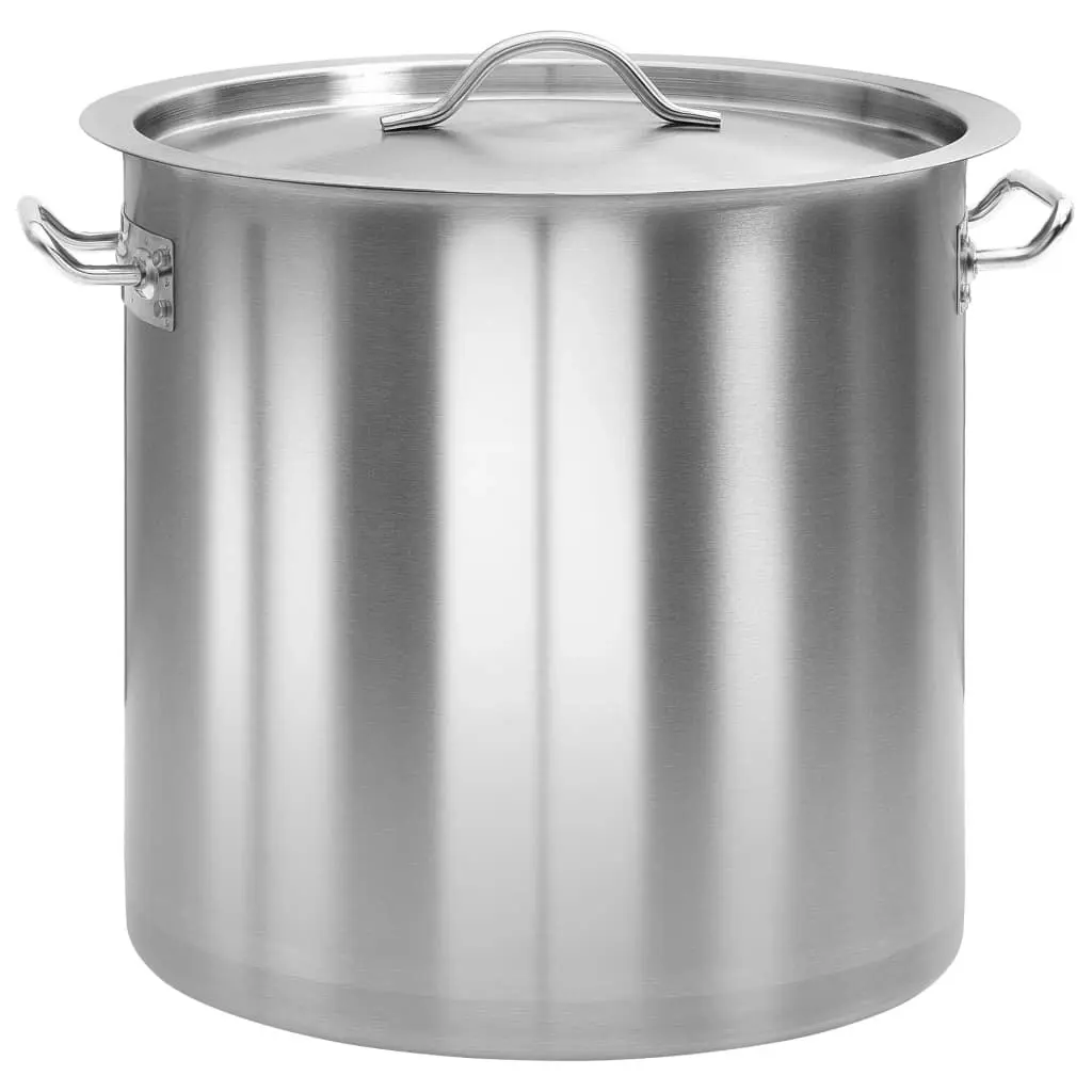 Stock Pot 26 L 32x32 cm Stainless Steel 51133