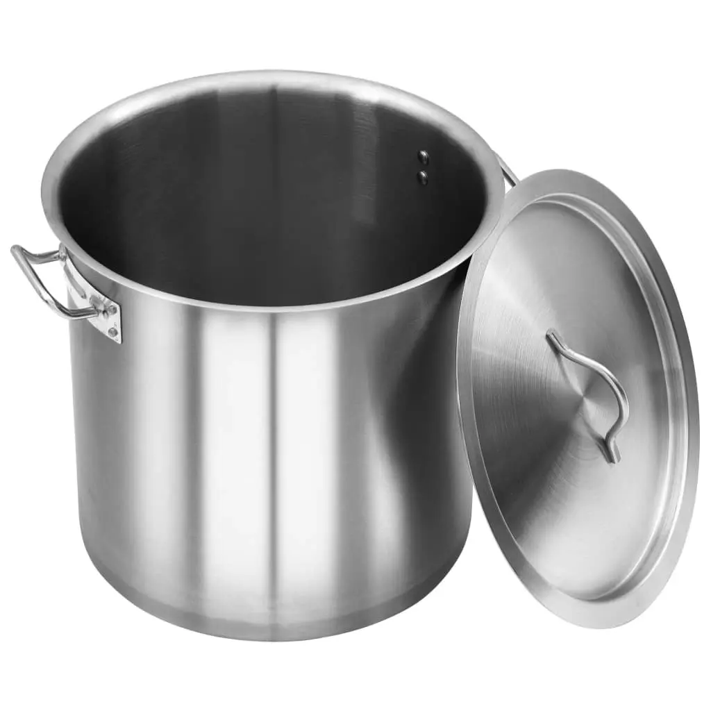 Stock Pot 26 L 32x32 cm Stainless Steel 51133