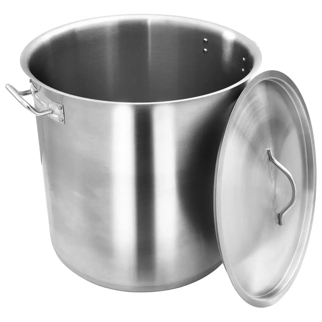 Stock Pot 50 L 40x40 cm Stainless Steel 51135