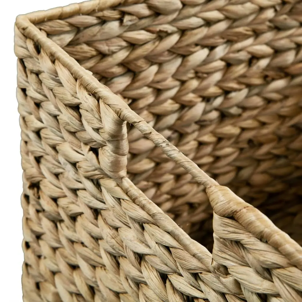 Storage Basket Set 3 Pieces Water Hyacinth 245490