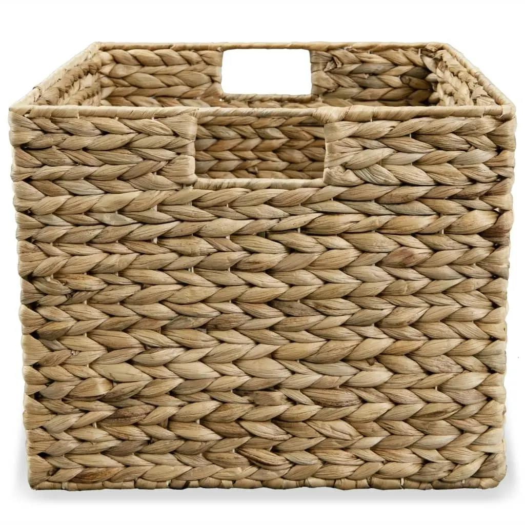 Storage Basket Set 3 Pieces Water Hyacinth 245490