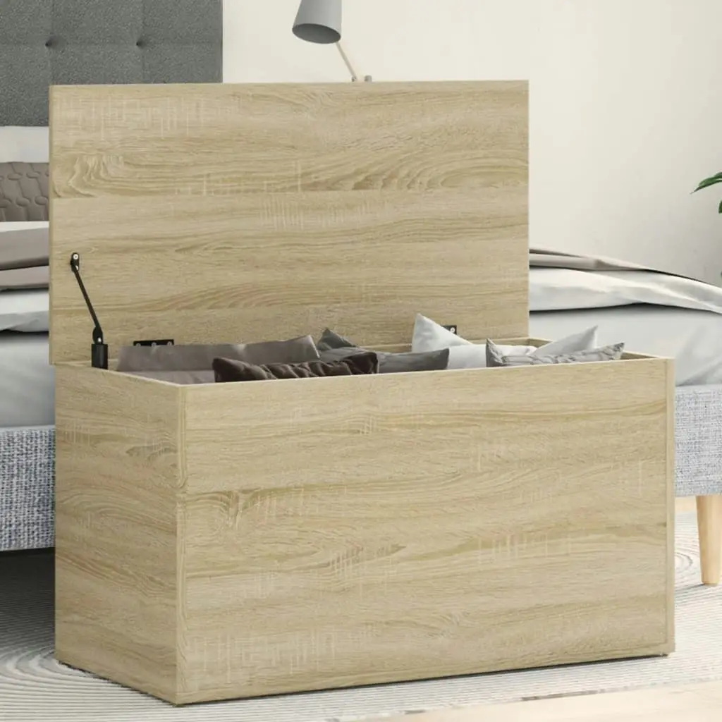 Storage Chest Sonoma Oak 84x42x46 cm Engineered Wood 803059