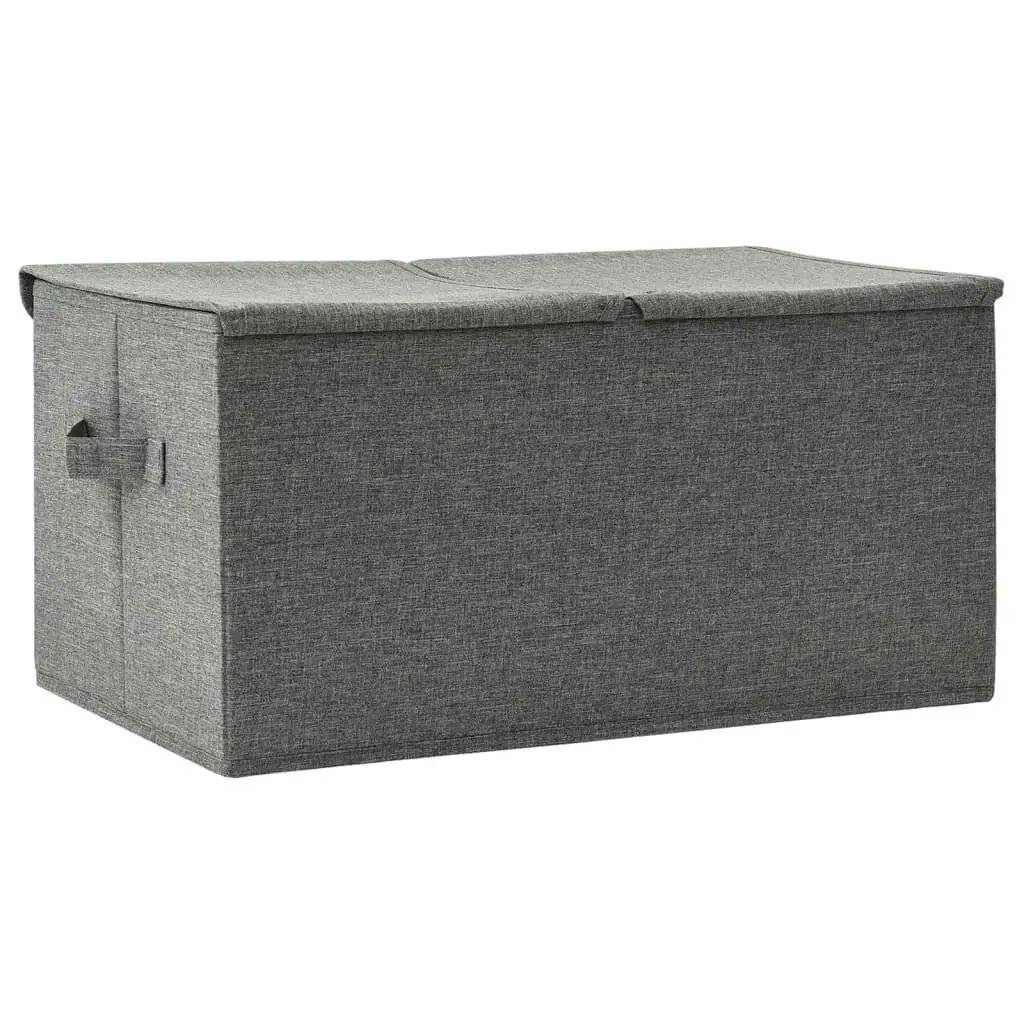 Storage Box Fabric 50x30x25 cm Anthracite 332912