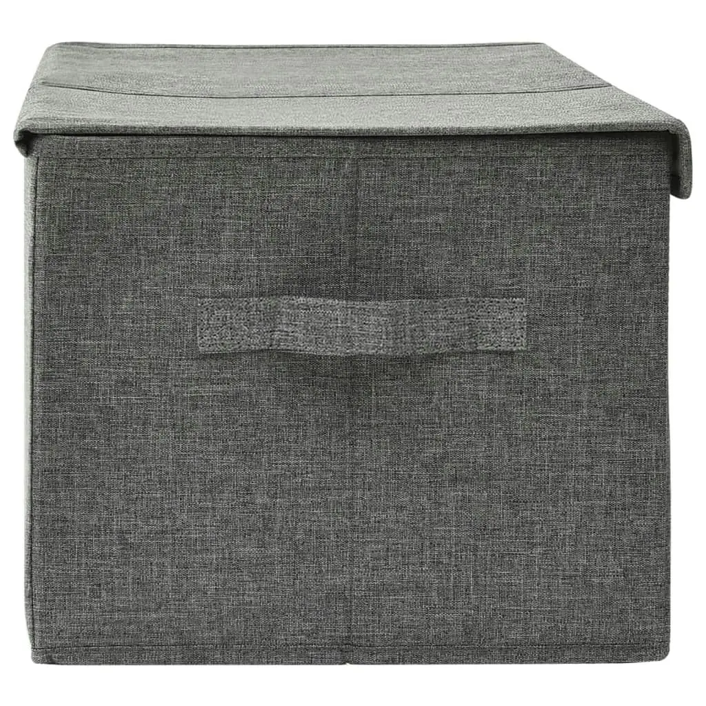 Storage Box Fabric 50x30x25 cm Anthracite 332912