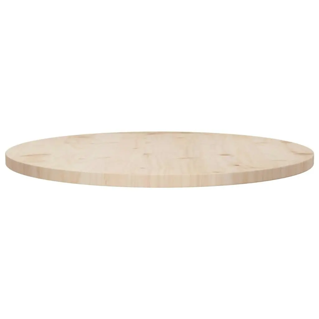 Table Top Ø70x2.5 cm Solid Wood Pine 813648