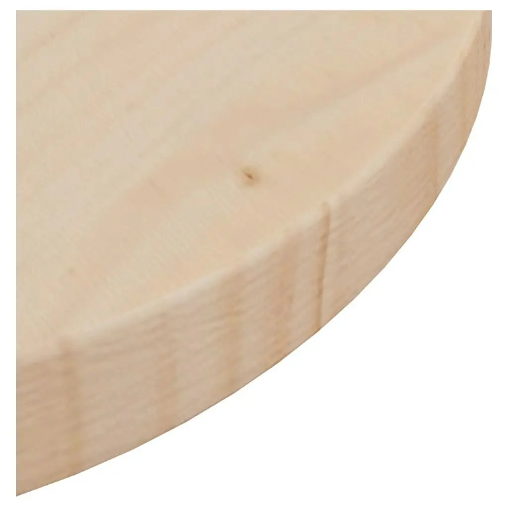 Table Top Ø30x2.5 cm Solid Wood Pine 813644