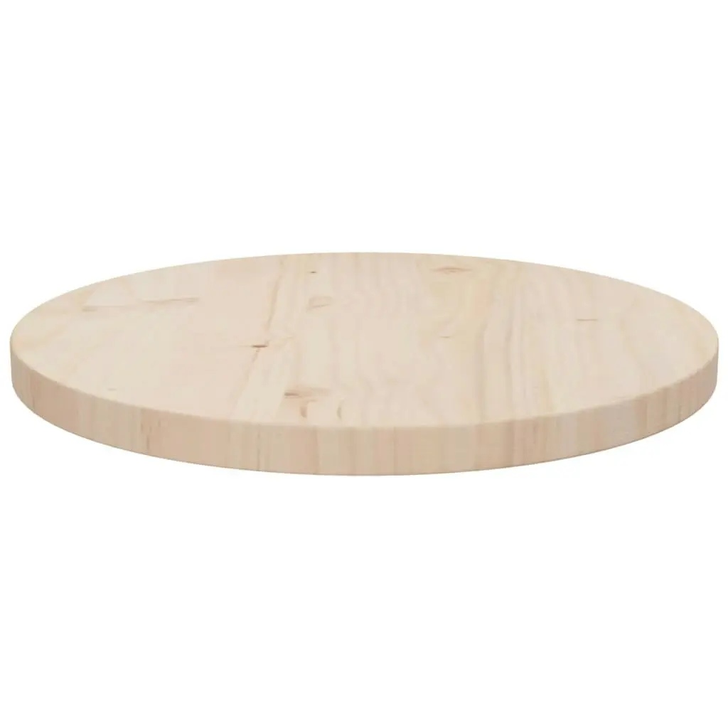 Table Top Ø40x2.5 cm Solid Wood Pine 813645