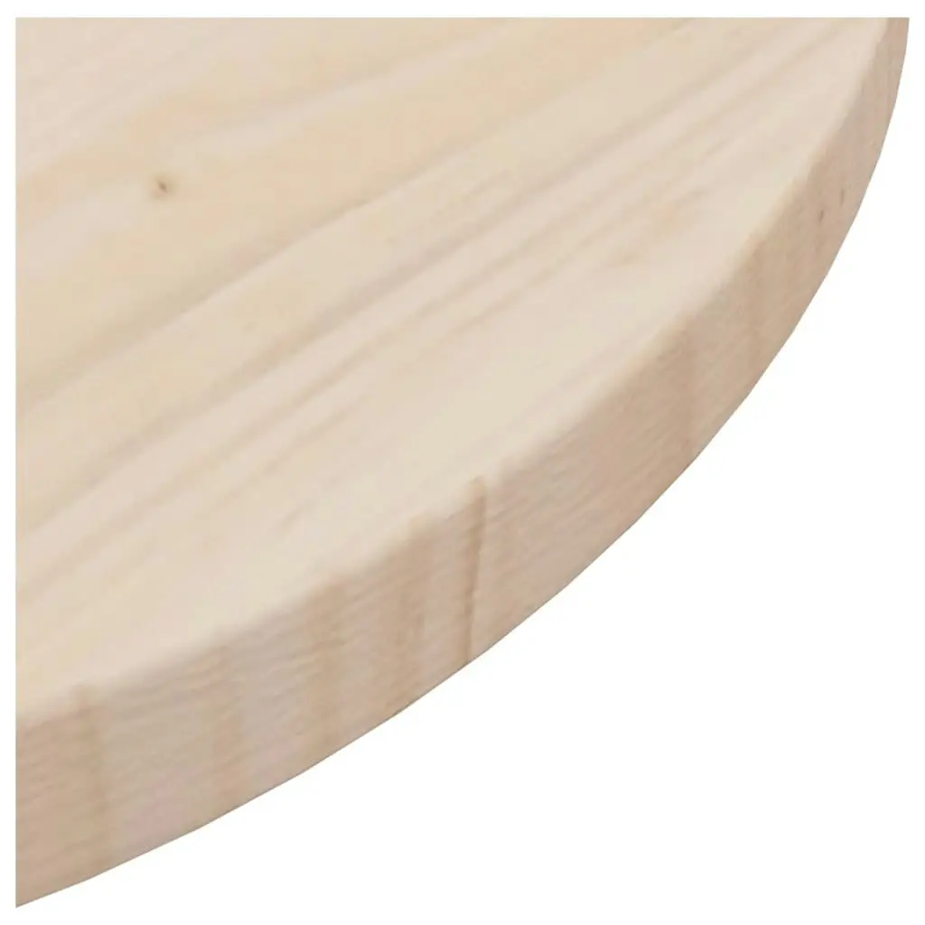 Table Top Ø40x2.5 cm Solid Wood Pine 813645