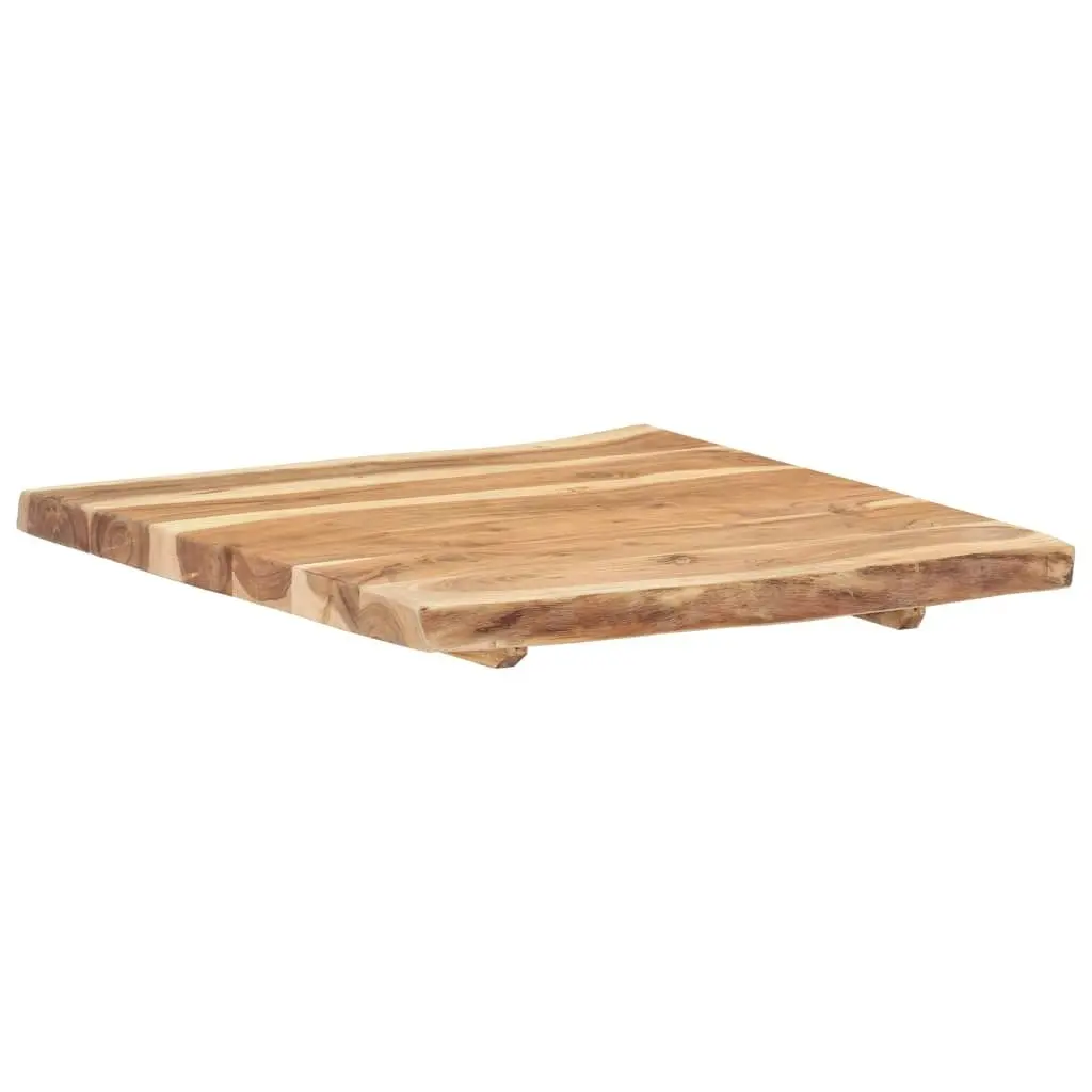 Table Top Solid Acacia Wood 58x(50-60)x3.8 cm 286328