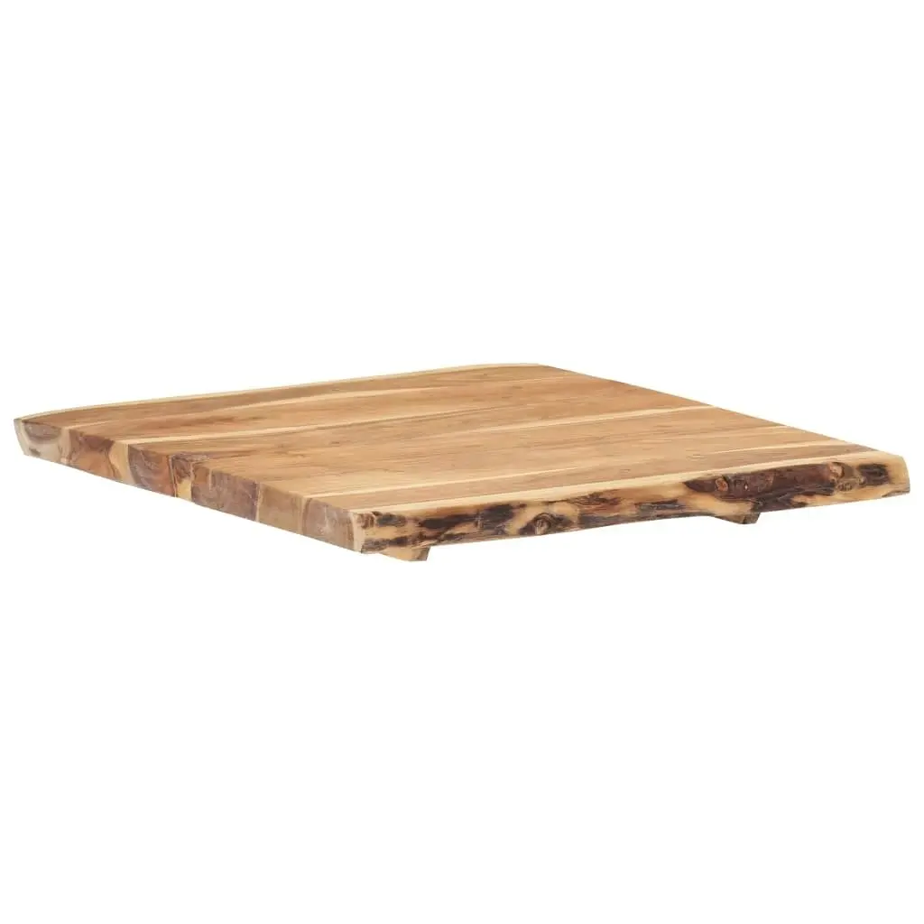 Table Top Solid Acacia Wood 58x(50-60)x3.8 cm 286328