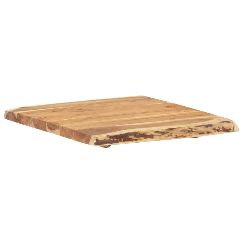 Table Top Solid Acacia Wood 58x(50-60)x3.8 cm 286328