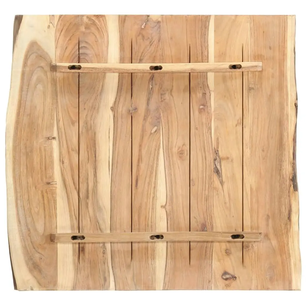 Table Top Solid Acacia Wood 58x(50-60)x3.8 cm 286328