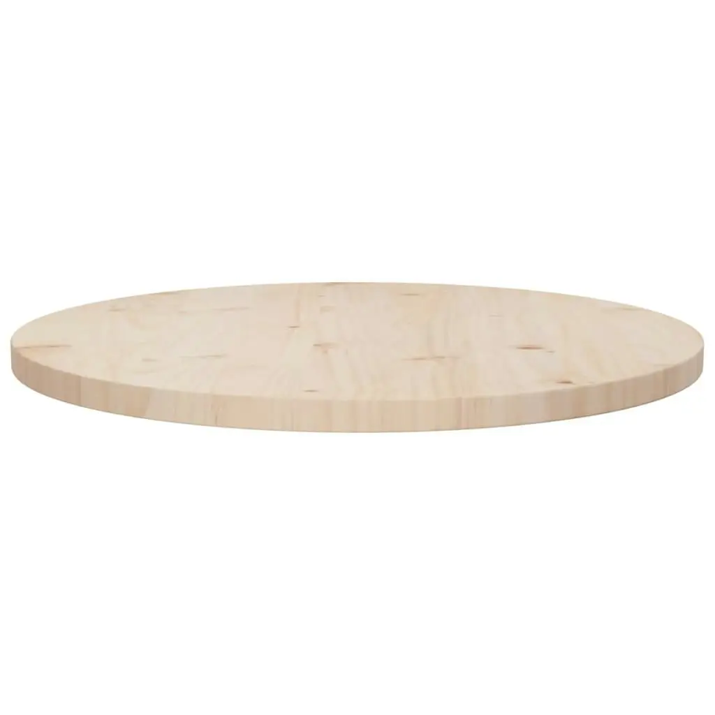 Table Top Ø60x2.5 cm Solid Wood Pine 813647