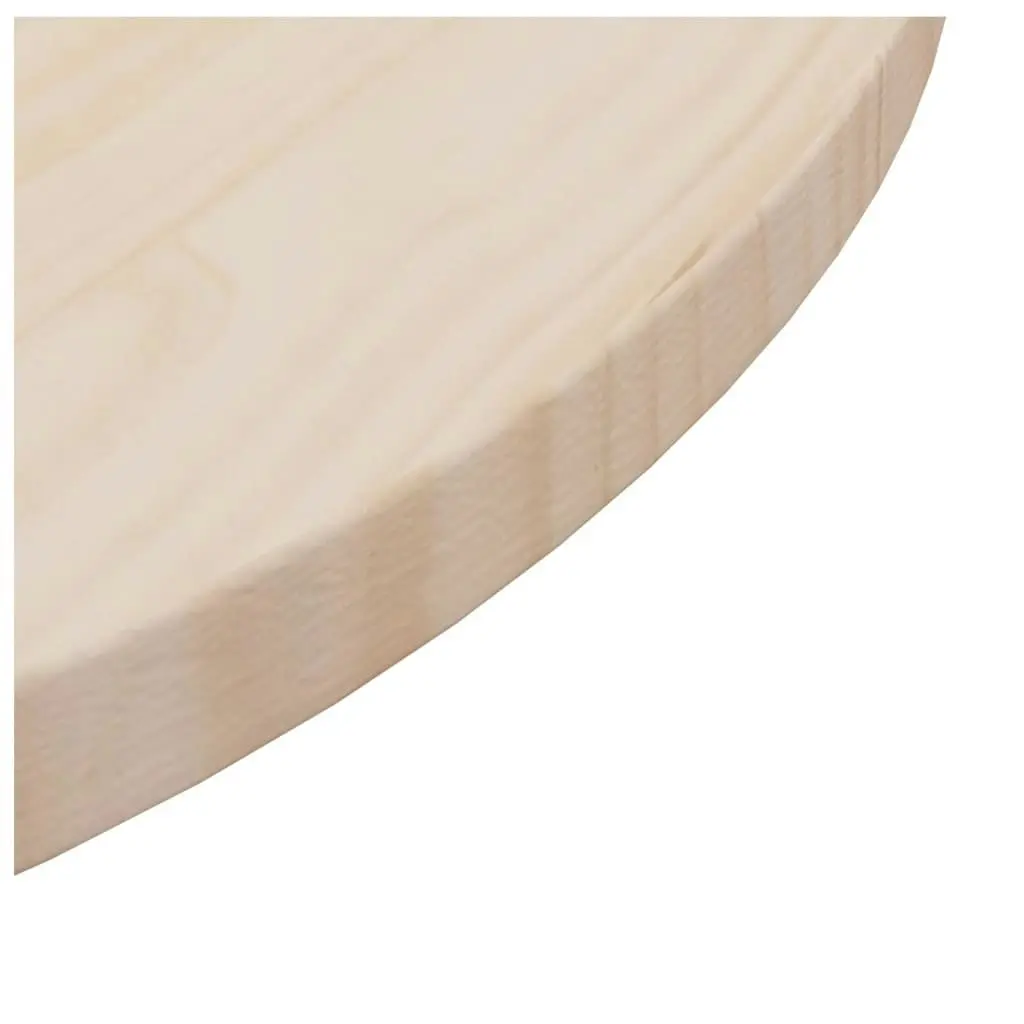 Table Top Ø60x2.5 cm Solid Wood Pine 813647