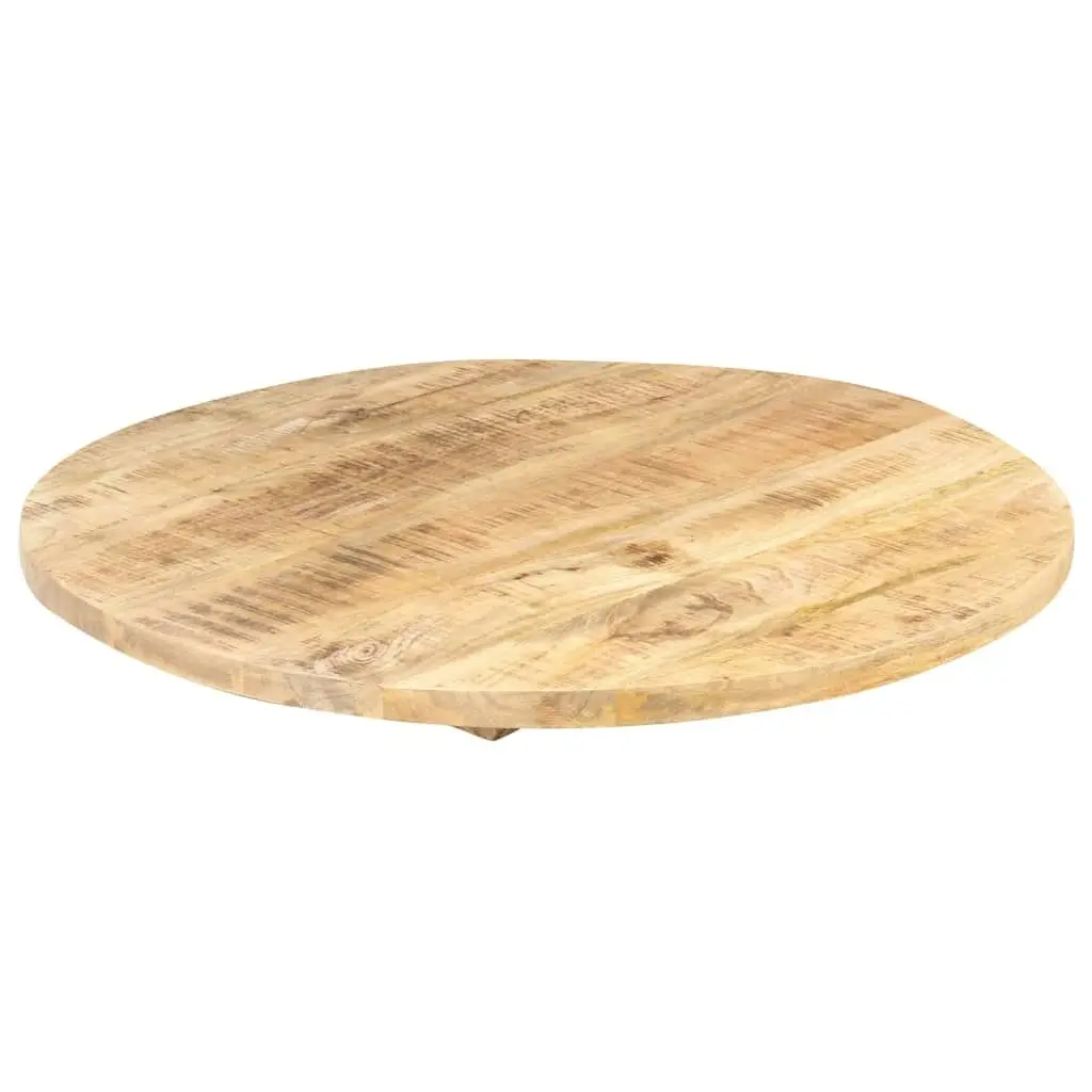 Table Top Solid Mango Wood Round 25-27 mm 60 cm 286006