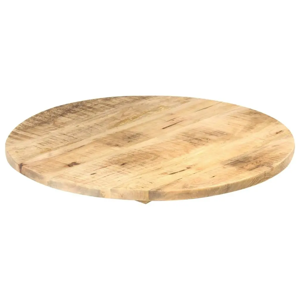 Table Top Solid Mango Wood Round 25-27 mm 60 cm 286006