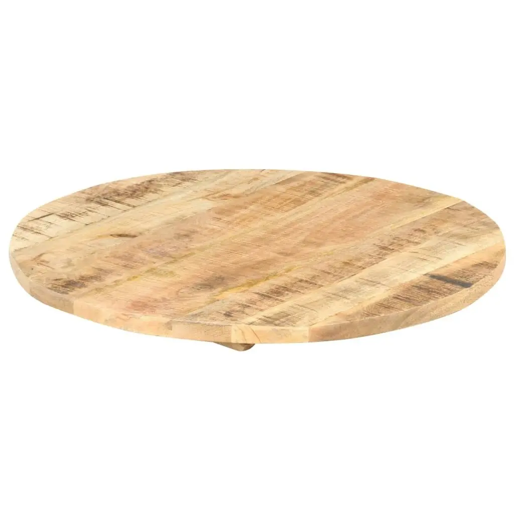 Table Top Solid Mango Wood Round 25-27 mm 60 cm 286006