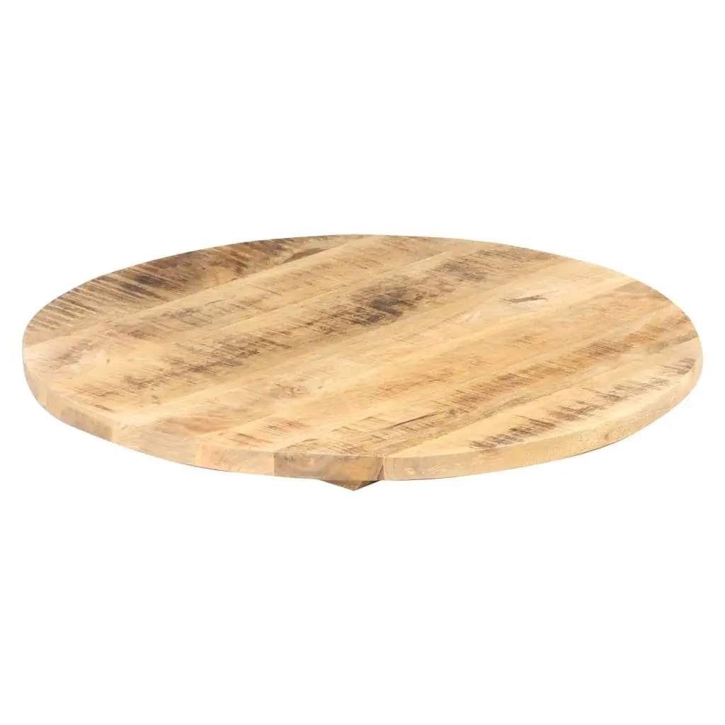 Table Top Solid Mango Wood Round 25-27 mm 60 cm 286006