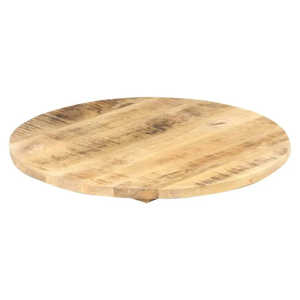 Table Top Solid Mango Wood Round 25-27 mm 60 cm 286006