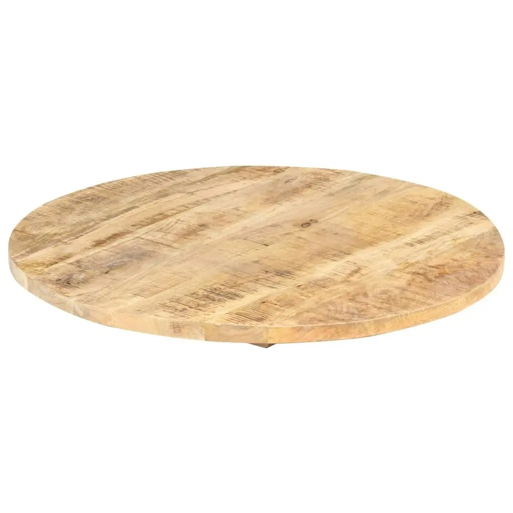 Table Top Solid Mango Wood Round 25-27 mm 60 cm 286006