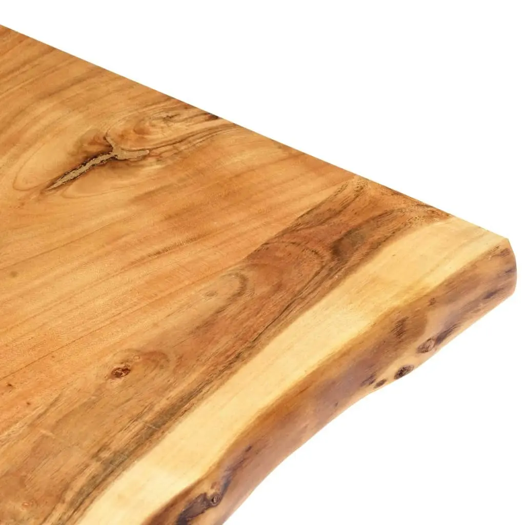 Table Top Solid Acacia Wood 100x(50-60)x3.8 cm 286332