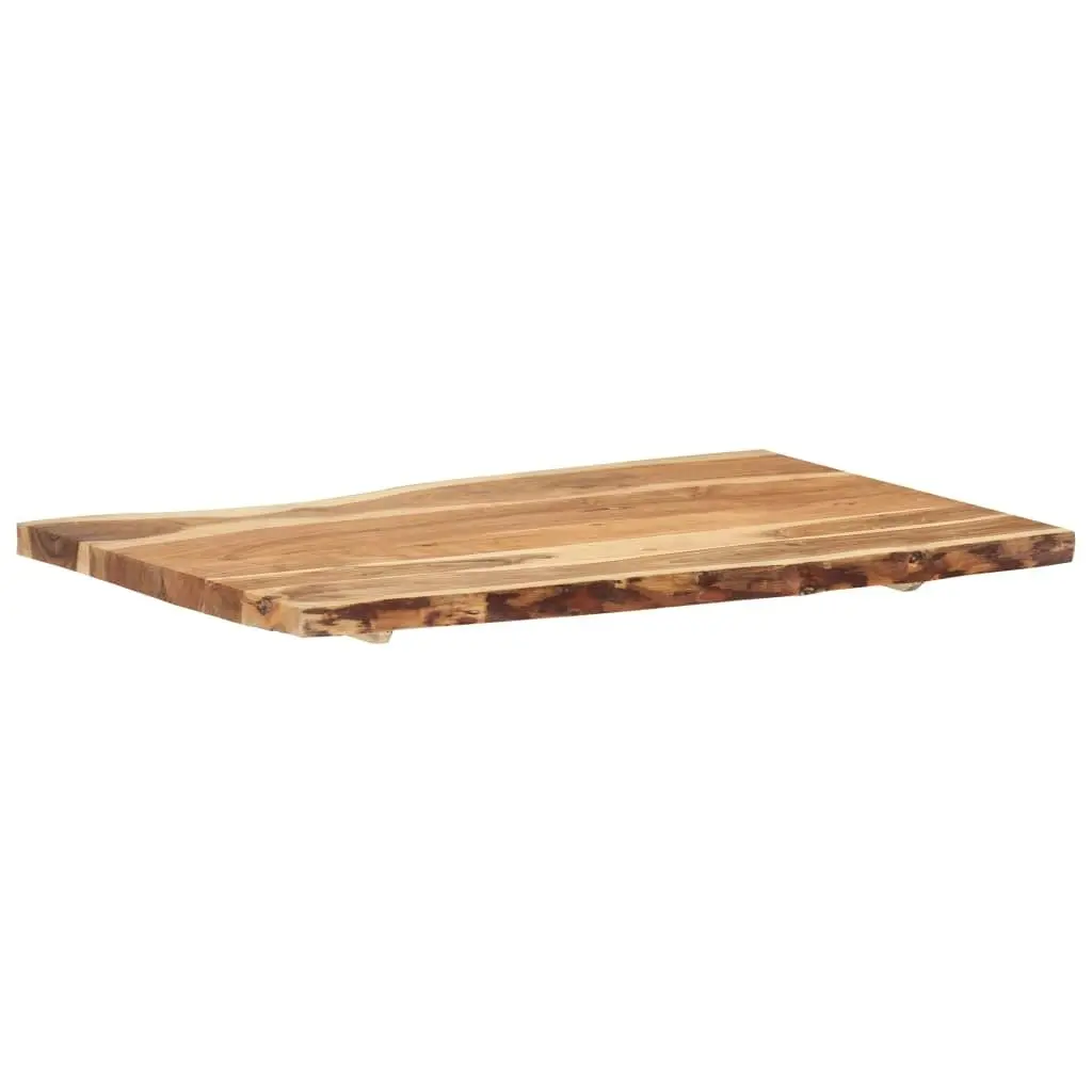 Table Top Solid Acacia Wood 100x(50-60)x3.8 cm 286332