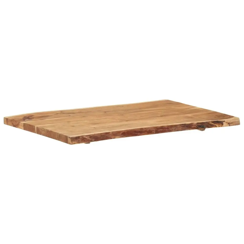 Table Top Solid Acacia Wood 100x(50-60)x3.8 cm 286332