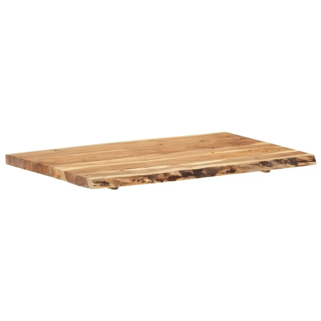 Table Top Solid Acacia Wood 100x(50-60)x3.8 cm 286332