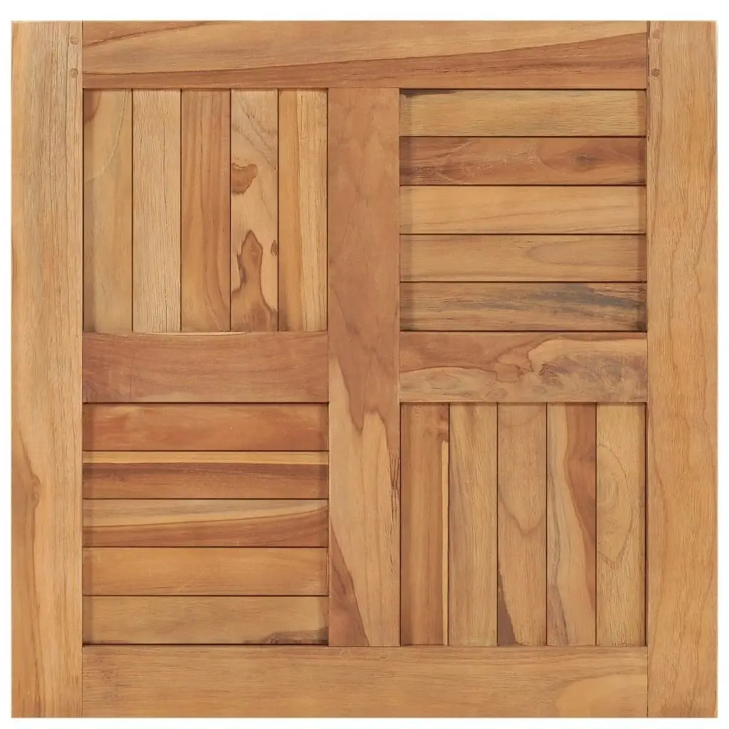 Table Top Solid Teak Wood 60x60x2.5 cm 48988