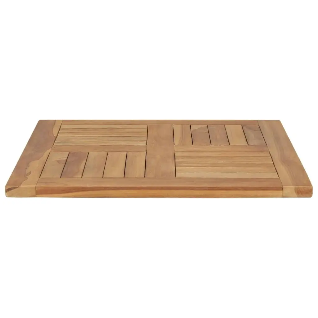 Table Top Solid Teak Wood 60x60x2.5 cm 48988