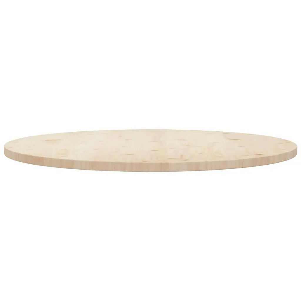 Table Top Ø90x2.5 cm Solid Wood Pine 813650