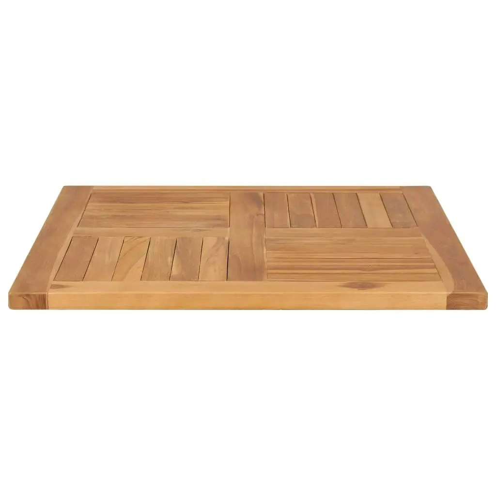 Table Top Solid Teak Wood 70x70x2.5 cm 48989