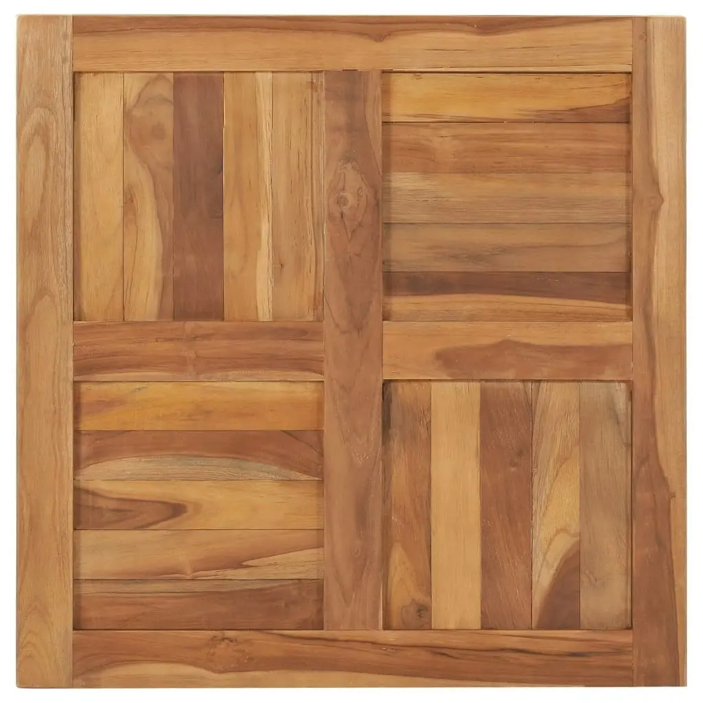 Table Top Solid Teak Wood 70x70x2.5 cm 48989