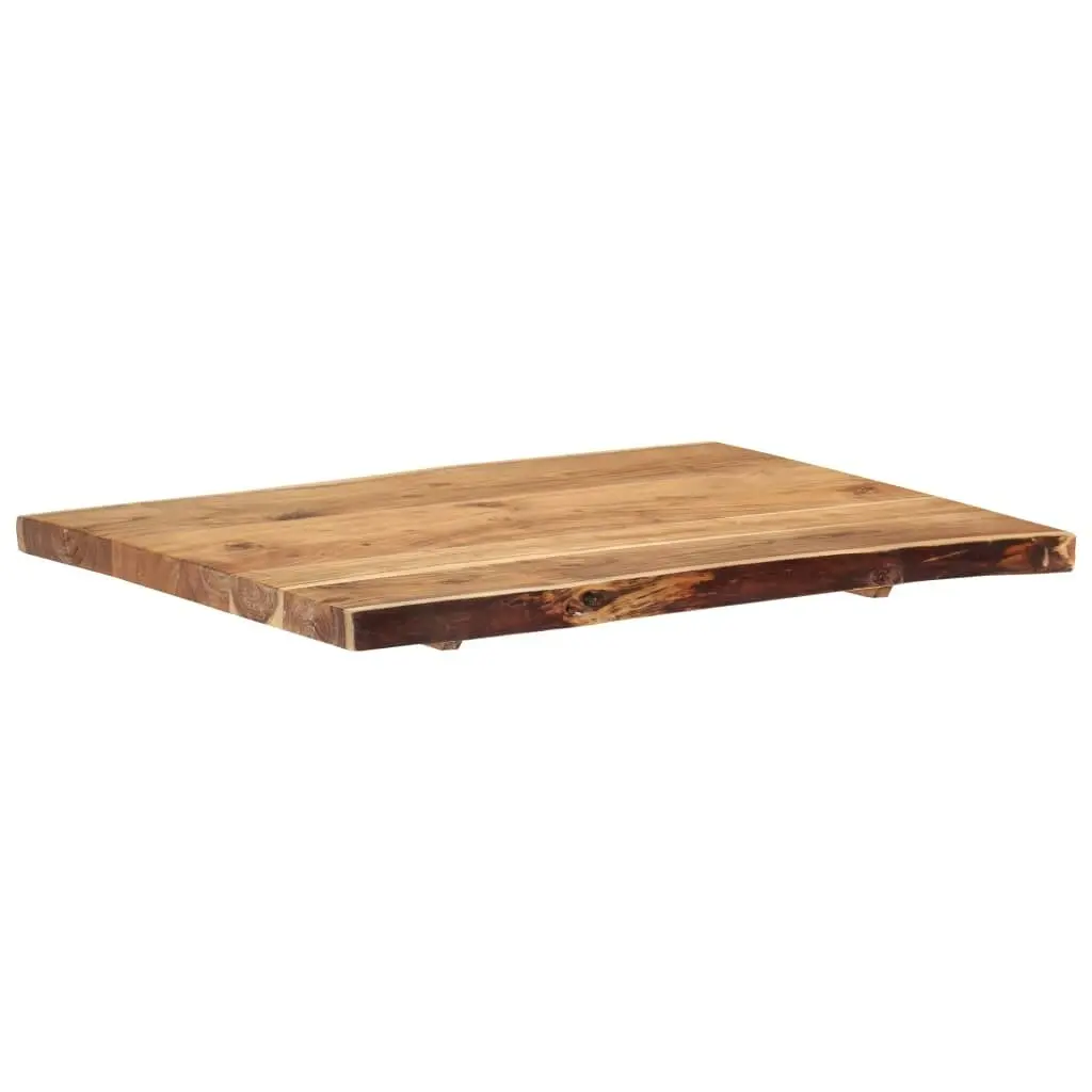 Table Top Solid Acacia Wood 80x(50-60)x3.8 cm 286330