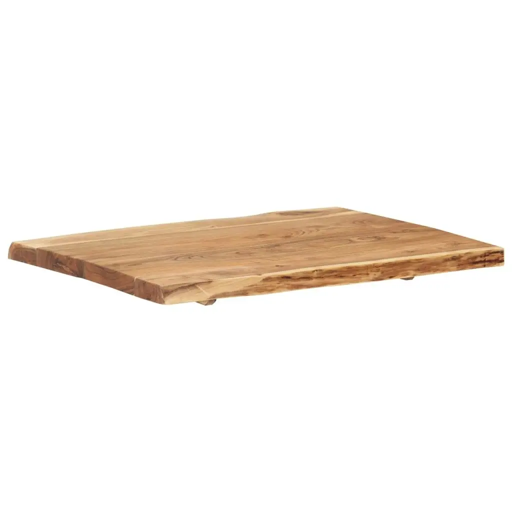 Table Top Solid Acacia Wood 80x(50-60)x3.8 cm 286330