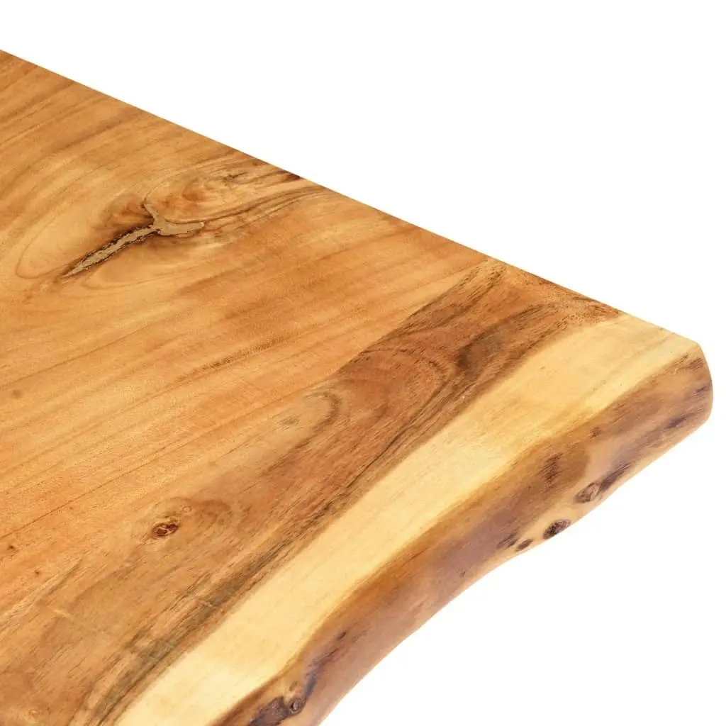 Table Top Solid Acacia Wood 80x(50-60)x3.8 cm 286330