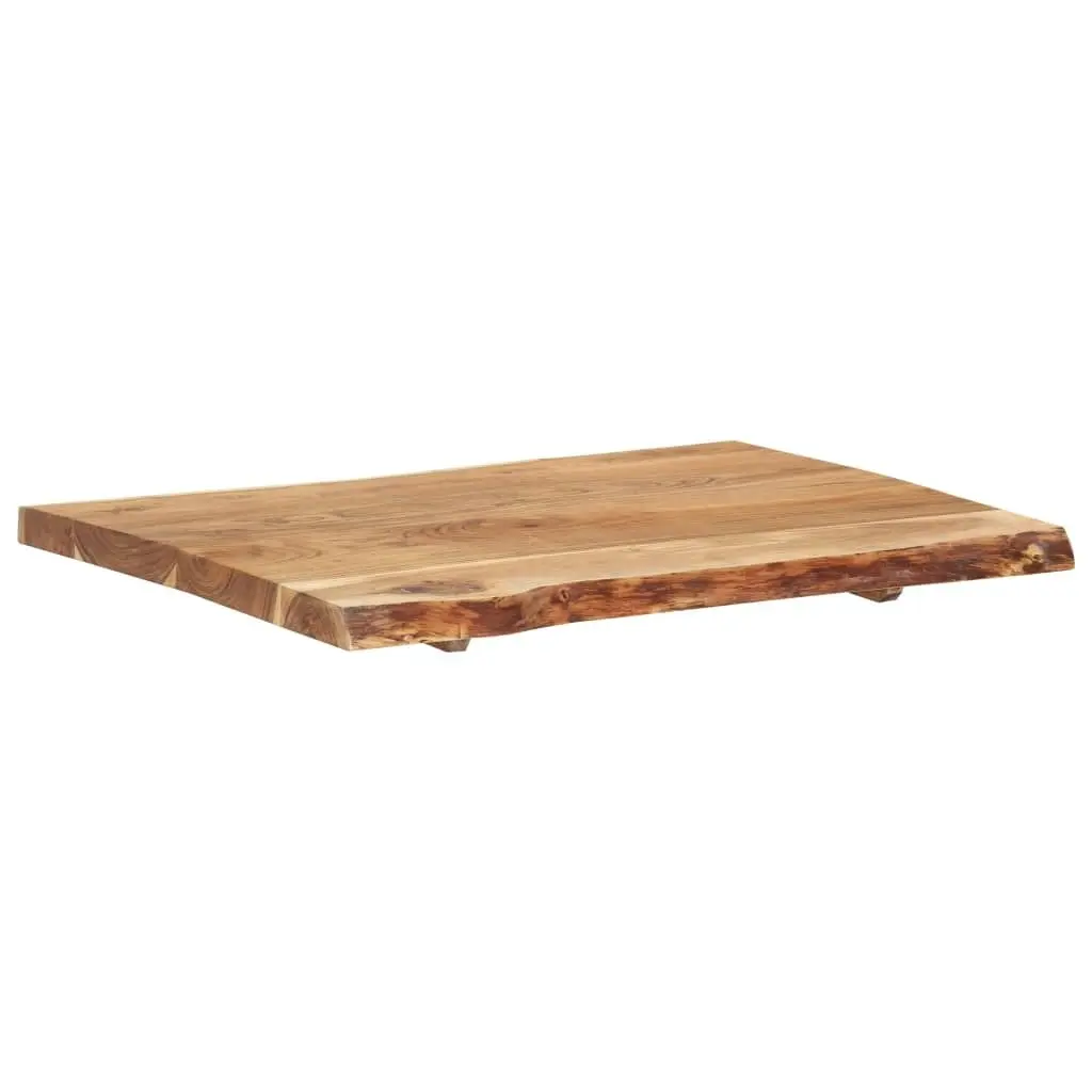 Table Top Solid Acacia Wood 80x(50-60)x3.8 cm 286330